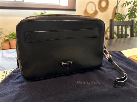 Prada Vitello City Borsello Pouch .